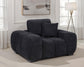 Octavia - Fabric Upholstered Track Arm Accent Chair