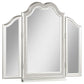 Evangeline - Tri - Fold Vanity Mirror - Silver Oak