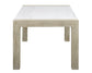 Hazel - Genuine Marble Dining Table - Wired White