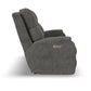 Penn - Power Reclining Sofa With Power Headrests & Lumbar - Dark Gray