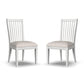 Melody - Upholstered Dining Chair (Set of 2) - White