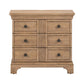 Haven Hills - Bedside Chest With Charging Station - Camel Beige