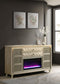 Lorient - 8-Drawer LED Bedroom Flame Box Dresser