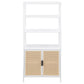 Amherst - 3-Shelf Radio Weave Cane Metal Accent Cabinet