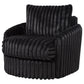 Sarco - Corduroy Upholstered Swivel Accent Arm Chair