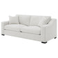 Ashlyn - Fabric Upholstered Track Arm Sofa - Sand