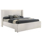 Alamosa - Boucle Upholstered Wingback Bed