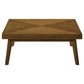 Westerly - Square Wood Coffee Table - Walnut Brown