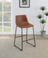 Zuni - Faux Leather Upholstered Bar Chair (Set of 2)