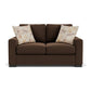 Oliver - Loveseat - Dark Brown