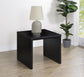 Knapp - Engineered Wood Square Side End Table - Black