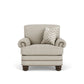 Bay Bridge - Chair, Nailhead Trim - Light Gray