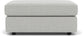 Vail - Cocktail Ottoman With Casters - Light Gray