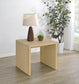 Canoga - Engineered Wood Accent Side End Table - Light Oak