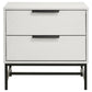 Sonora - 2-Drawer Nightstand Bedside Table - White