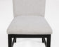 Sebastian - Side Chair (Set of 2) - Black / Gray
