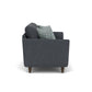 Mia - Loveseat - Dark Gray