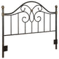 Bailey - Metal Queen / Full Open Frame Headboard - Black