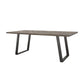 Misty - Solid Wood Dining Table - Gray Sheesham