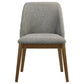 Franklin - Upholstered Dining Side Chair (Set of 2) - Gray