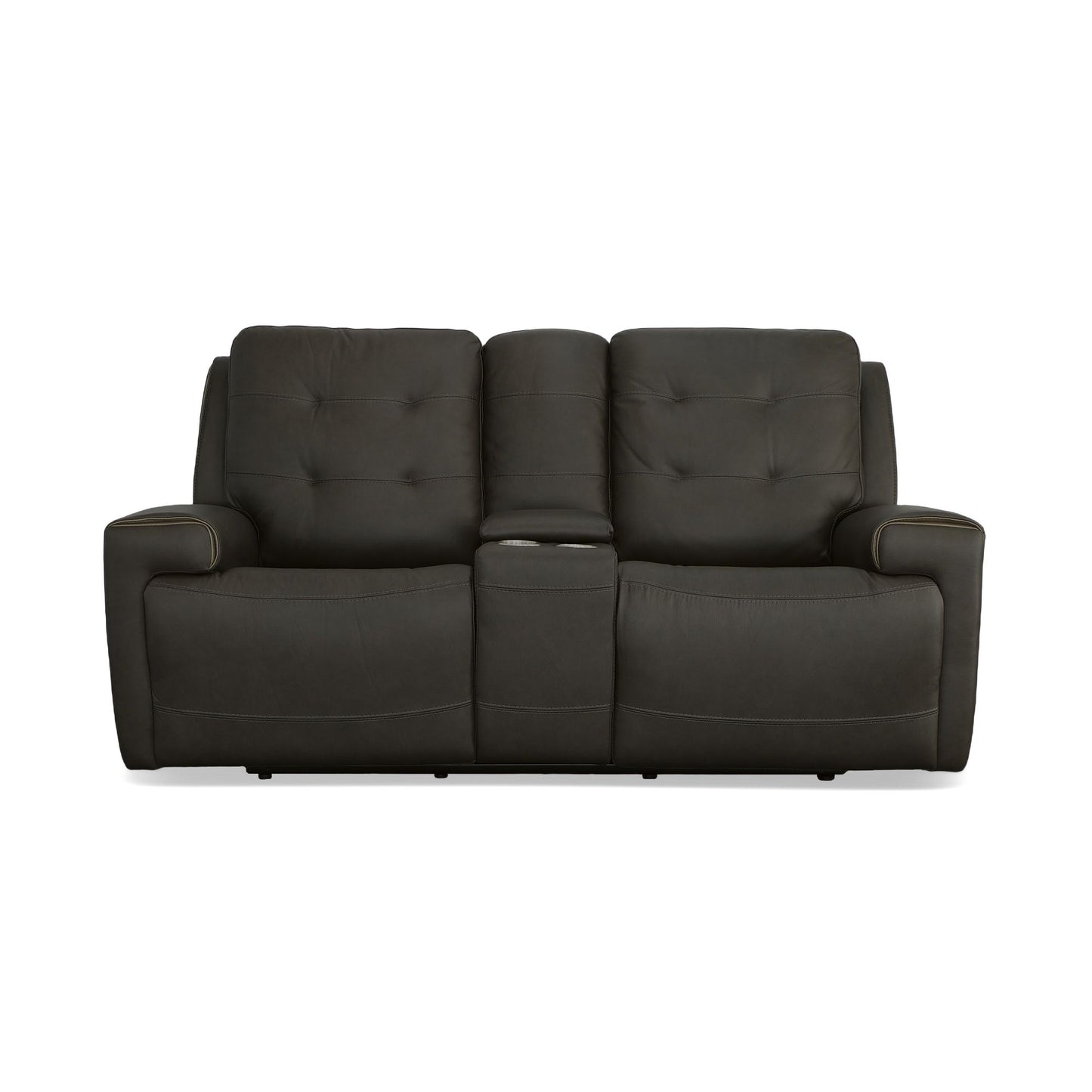 Iris - Power Reclining Loveseat With Console & Power Headrests